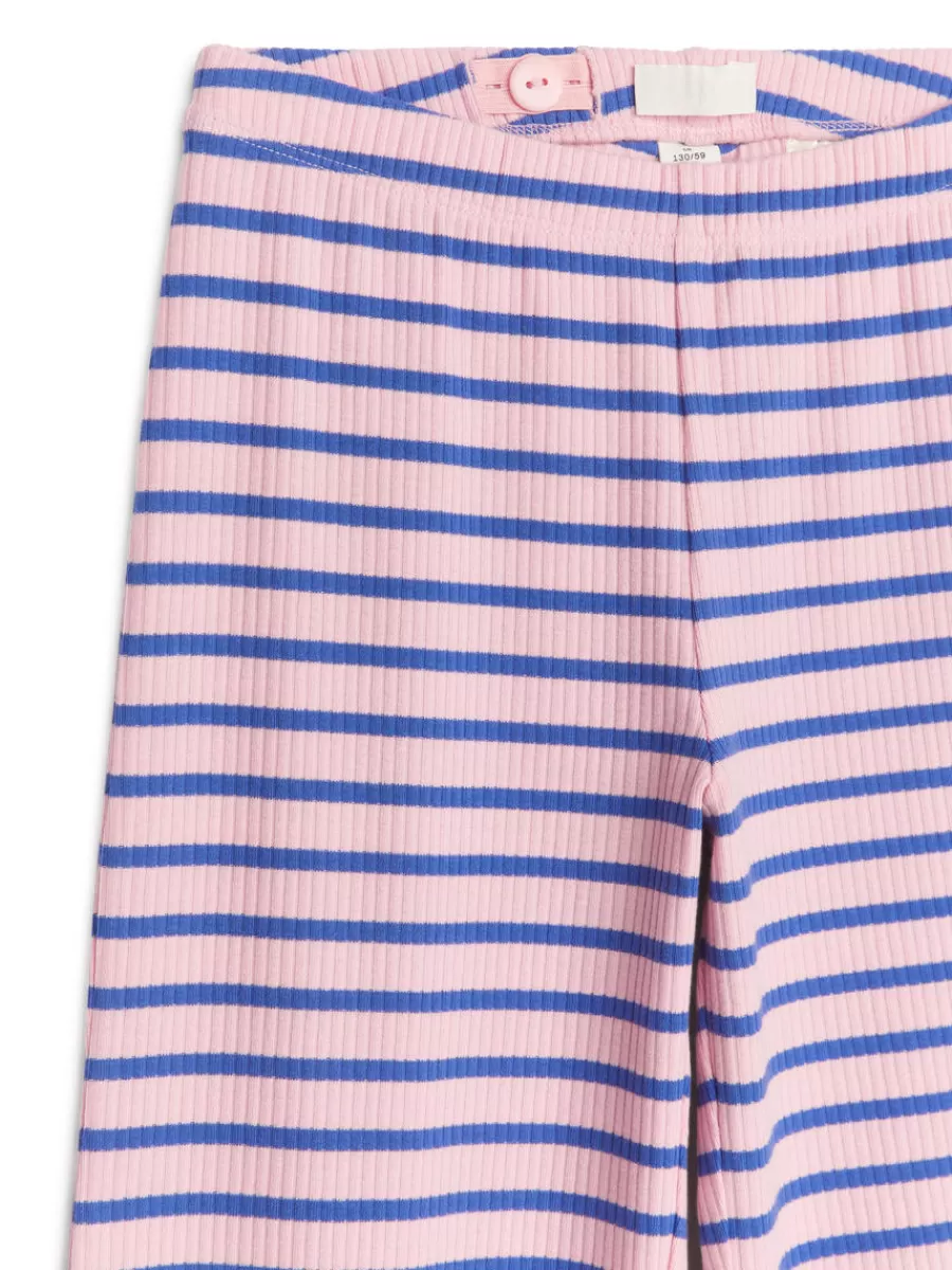 Pantalons Et Shorts | Pantalons-ARKET Pantalon en jersey à volants Rose/Bleu