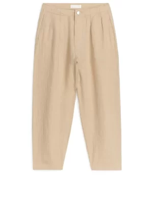 Pantalons | Pantalons-ARKET Pantalon en lin Beige