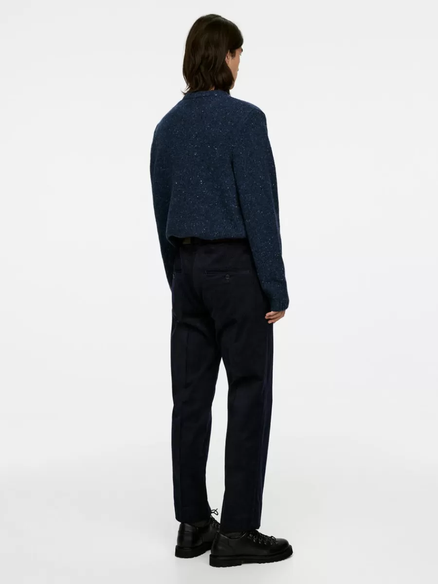 Costumes | Pantalons-ARKET Pantalon en velours côtelé Bleu foncé
