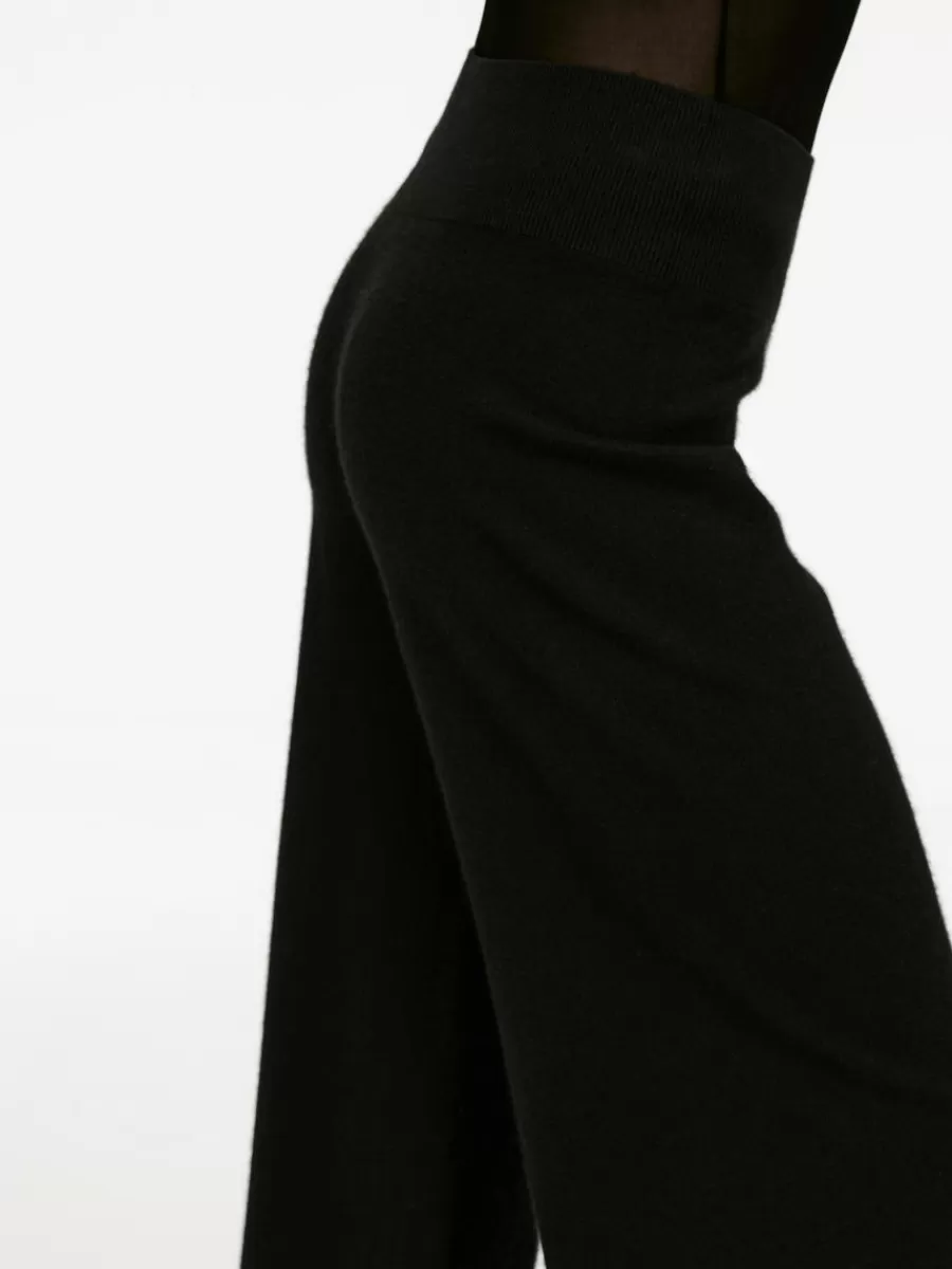 Tenues Décontractées | Mailles Et Cardigans-ARKET Pantalon large en cachemire et laine Noir