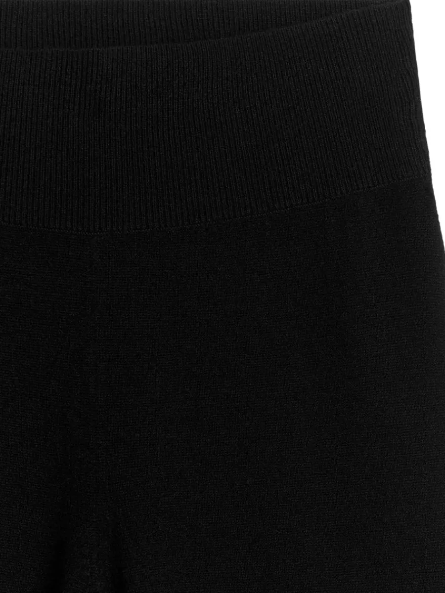 Tenues Décontractées | Mailles Et Cardigans-ARKET Pantalon large en cachemire et laine Noir