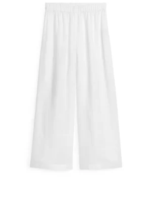 Maillots De Bain | Tenues Décontractées-ARKET Pantalon large en lin Blanc