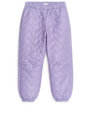 Manteaux Et Vestes-ARKET Pantalon matelassé Mauve