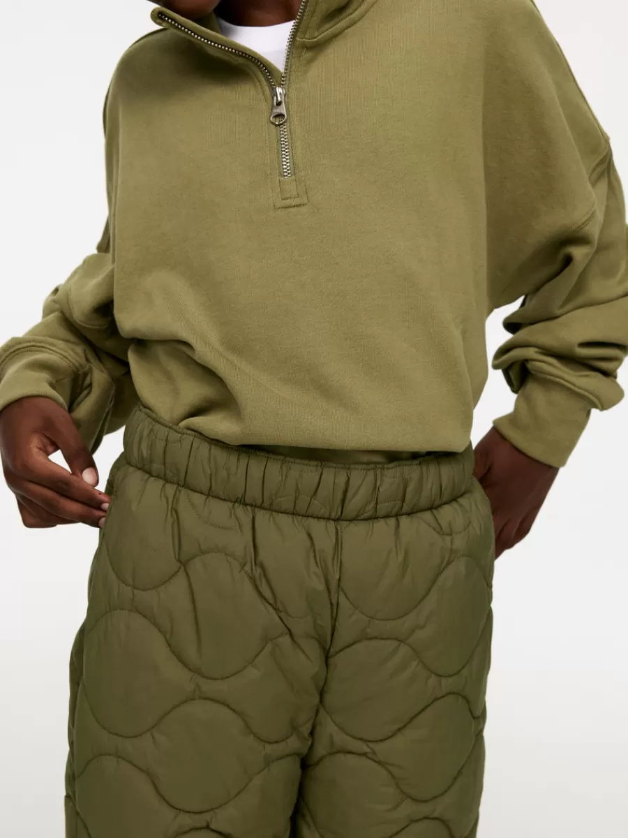Pantalons | Manteaux Et Vestes-ARKET Pantalon matelassé Vert kaki