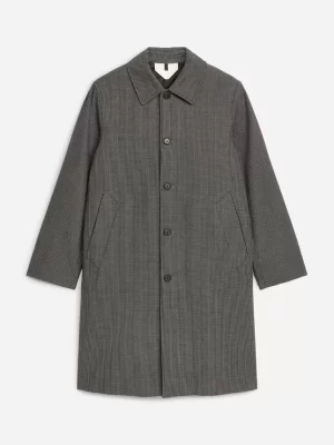 Manteaux Et Vestes-ARKET Pardessus à carreaux Gris/Noir