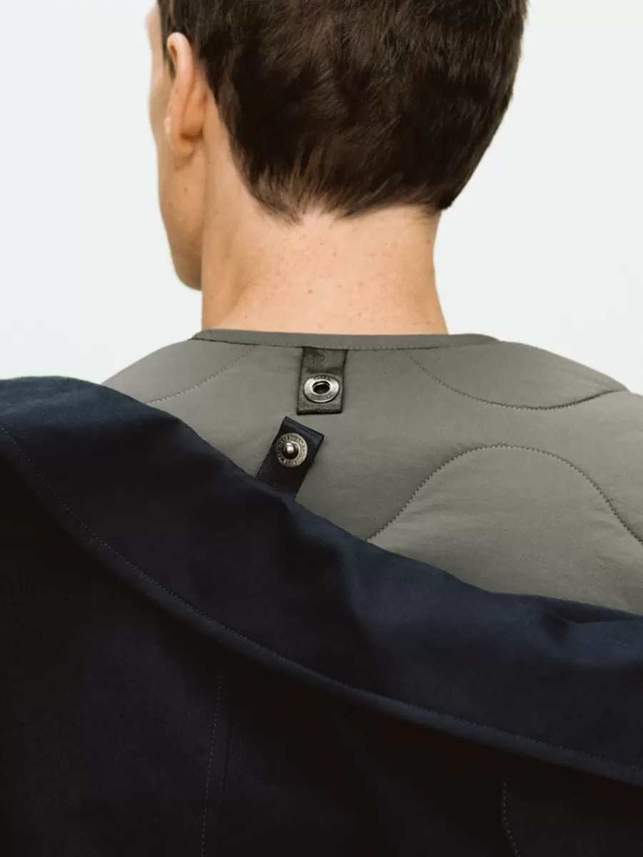 Manteaux Et Vestes-ARKET Pardessus mi-long 2-in-1 Bleu foncé