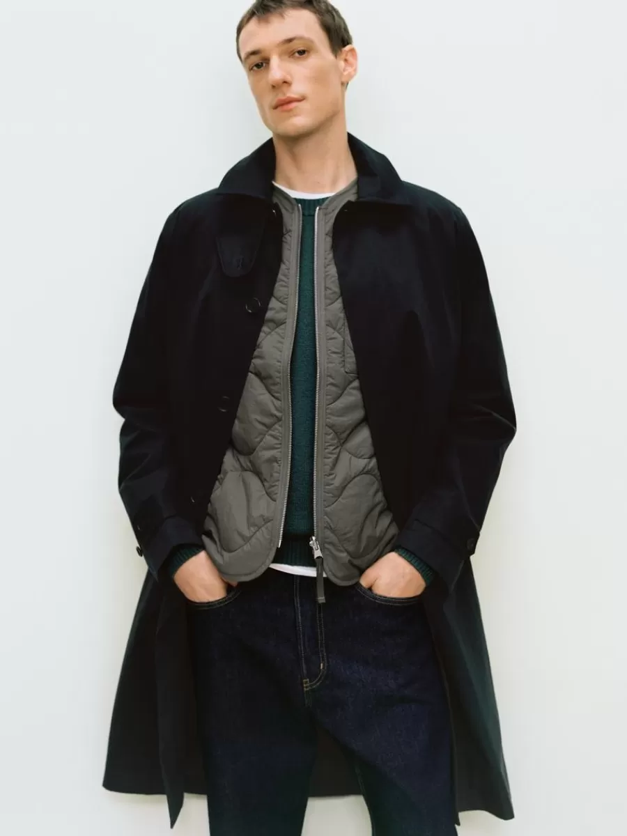 Manteaux Et Vestes-ARKET Pardessus mi-long 2-in-1 Bleu foncé