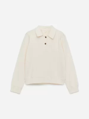 Chemises Et Chemisiers-ARKET Polo en tissu éponge Blanc cassé