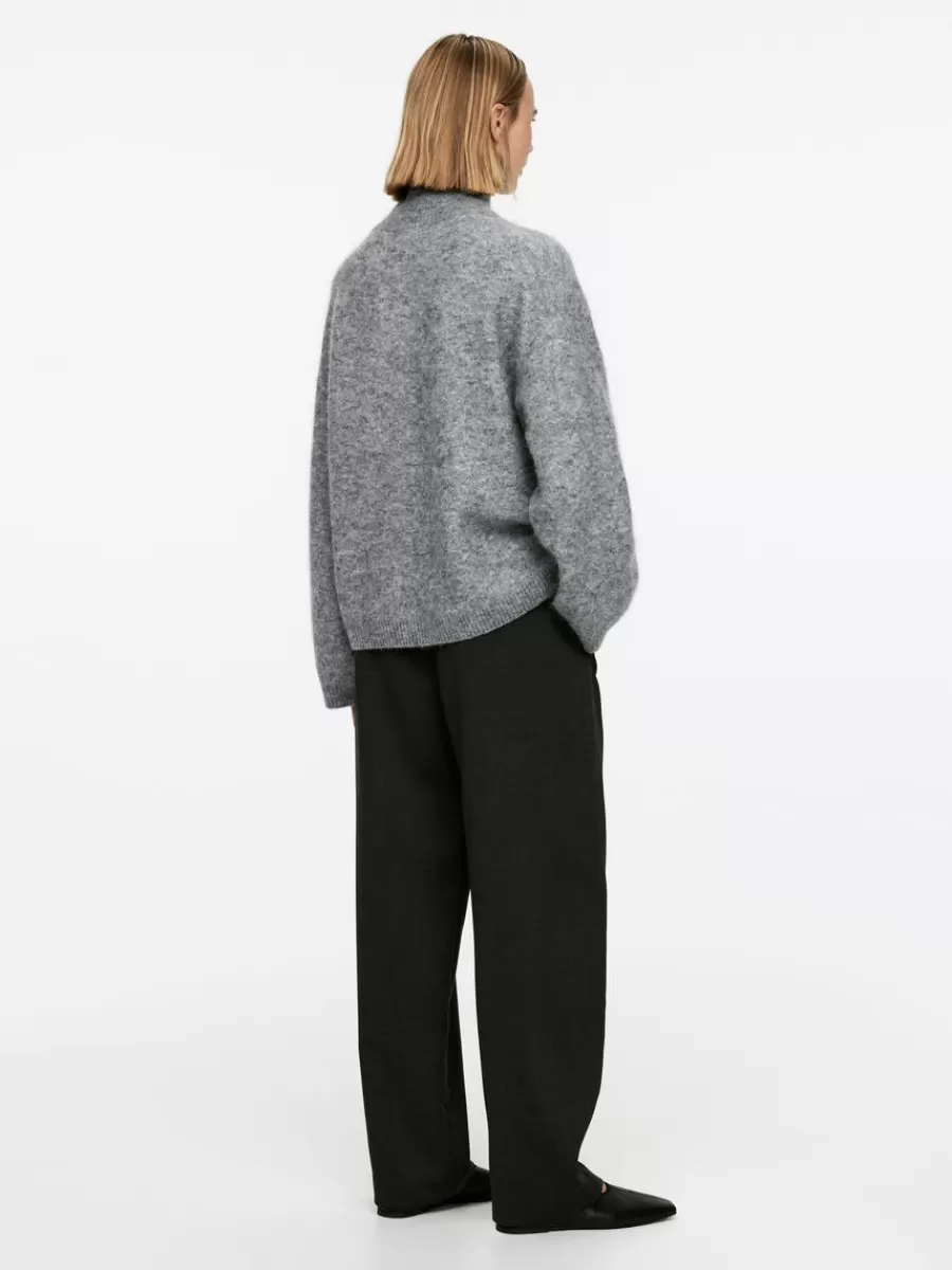 Mailles Et Cardigans-ARKET Pull à col roulé gris