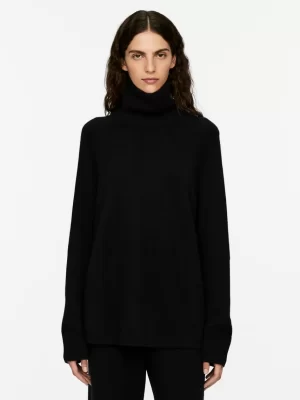Tenues Décontractées | Mailles Et Cardigans-ARKET Pull col roulé en laine et cachemire Noir