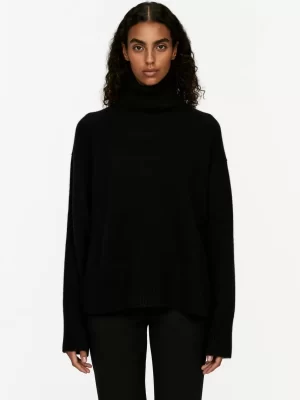Mailles Et Cardigans-ARKET Pull col roulé en laine et cachemire Noir