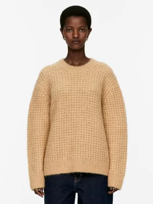 Mailles Et Cardigans-ARKET Pull décontracté en laine et alpaga Beige
