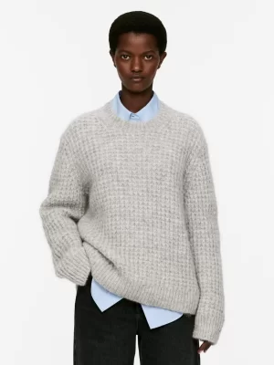 Mailles Et Cardigans-ARKET Pull décontracté en laine et alpaga gris