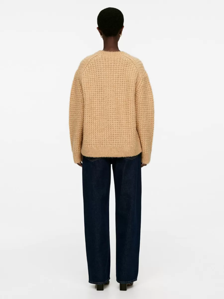 Mailles Et Cardigans-ARKET Pull décontracté en laine et alpaga Beige