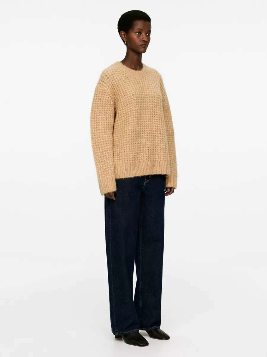 Mailles Et Cardigans-ARKET Pull décontracté en laine et alpaga Beige