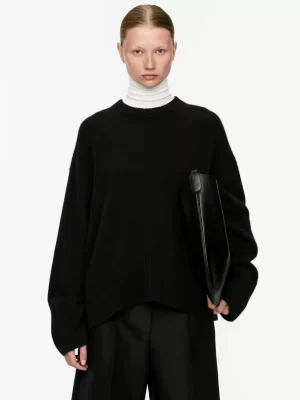 Mailles Et Cardigans-ARKET Pull décontracté en laine et cachemire Noir