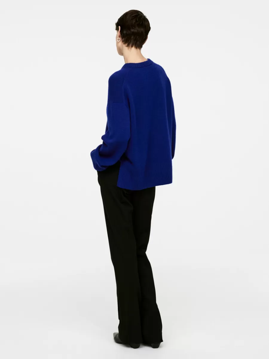 Mailles Et Cardigans-ARKET Pull décontracté en laine et cachemire Bleu outremer