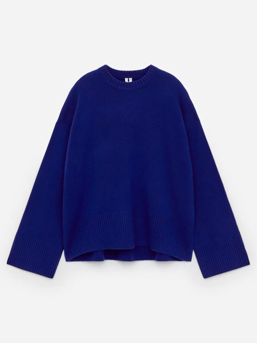 Mailles Et Cardigans-ARKET Pull décontracté en laine et cachemire Bleu outremer