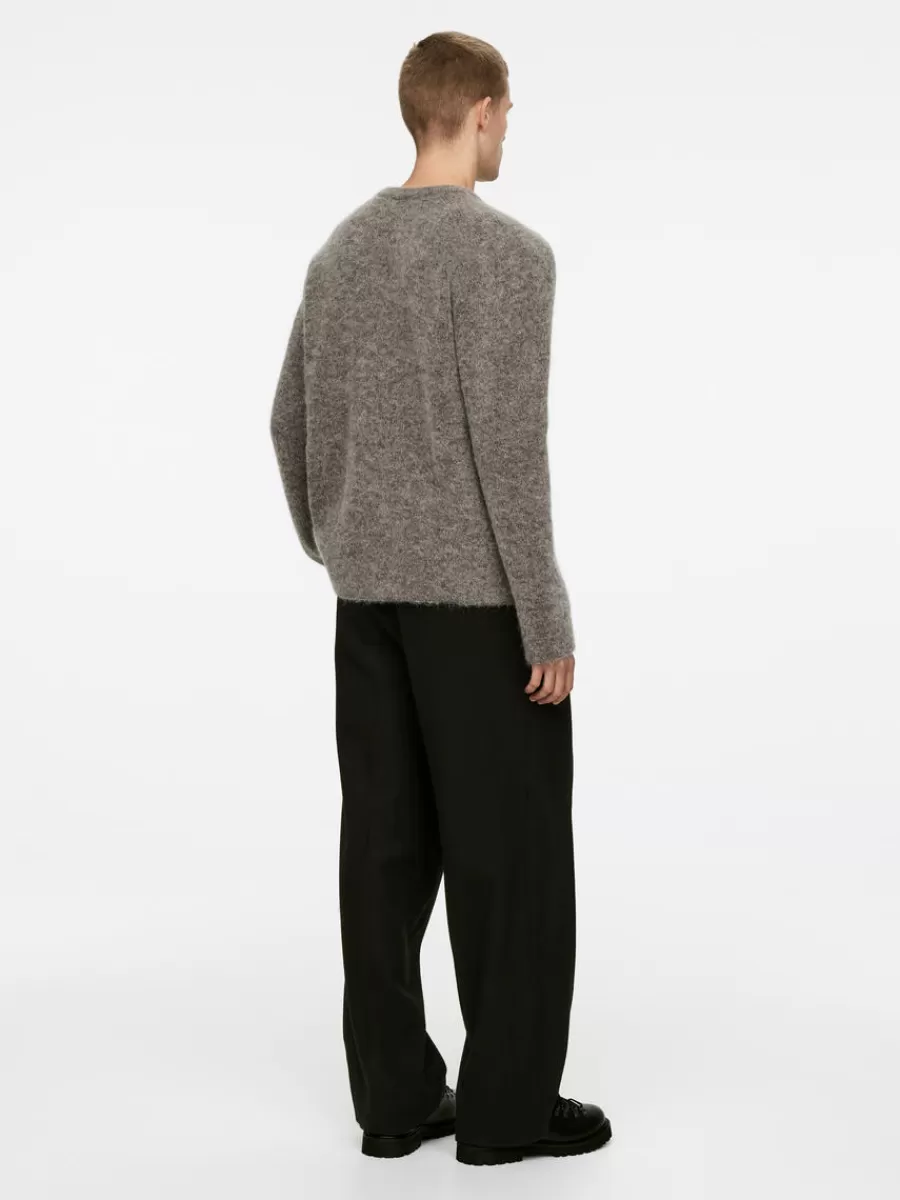 Maille-ARKET Pull en alpaga mélangé Taupe foncé