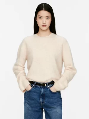 Mailles Et Cardigans-ARKET Pull en laine brossée Beige clair