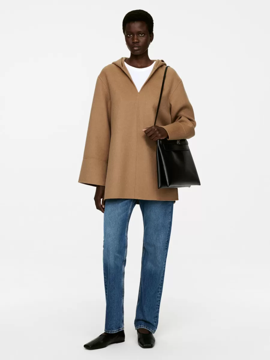 Chemises Et Chemisiers | Mailles Et Cardigans-ARKET Pull en laine doublée mélangée Camel