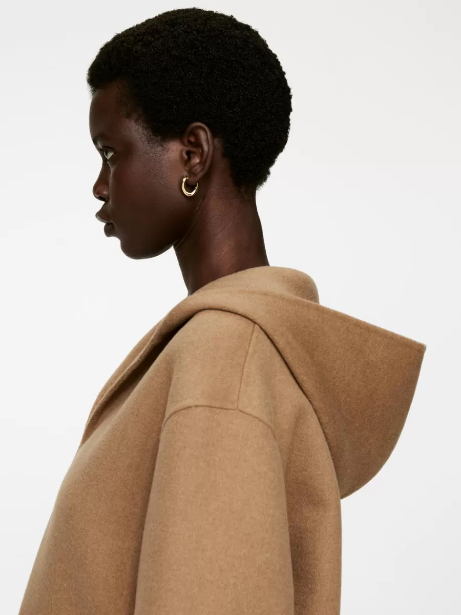 Chemises Et Chemisiers | Mailles Et Cardigans-ARKET Pull en laine doublée mélangée Camel