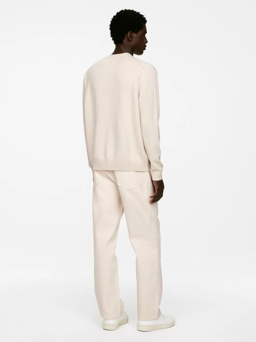 Maille-ARKET Pull en laine et coton Blanc cassé
