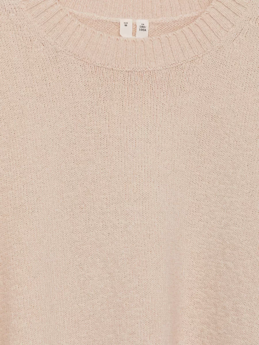 Maille-ARKET Pull en laine et coton Blanc cassé