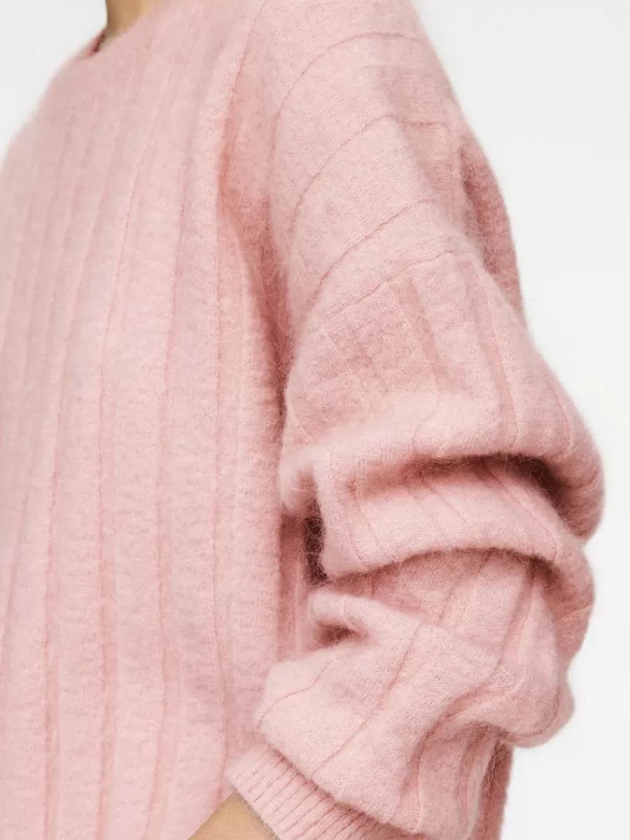 Mailles Et Cardigans-ARKET Pull en laine et mohair Rose poudré