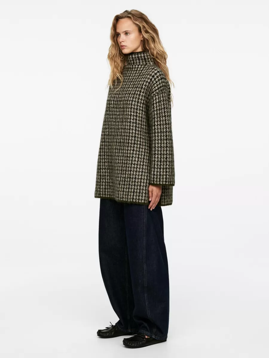 Mailles Et Cardigans-ARKET Pull en maille jacquard Beige/Pied-de-poule