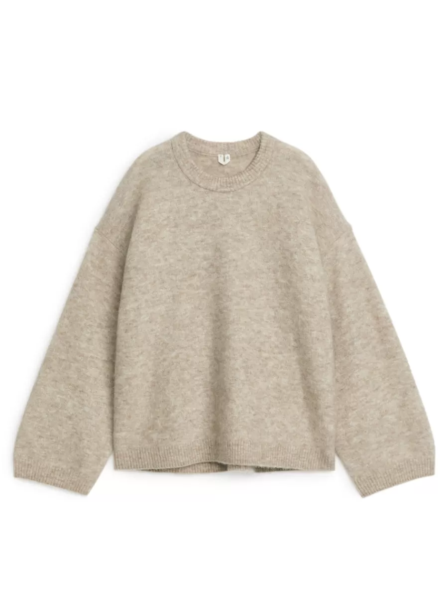 Mailles Et Cardigans-ARKET Pull en mélange de laine et d'alpaga Beige