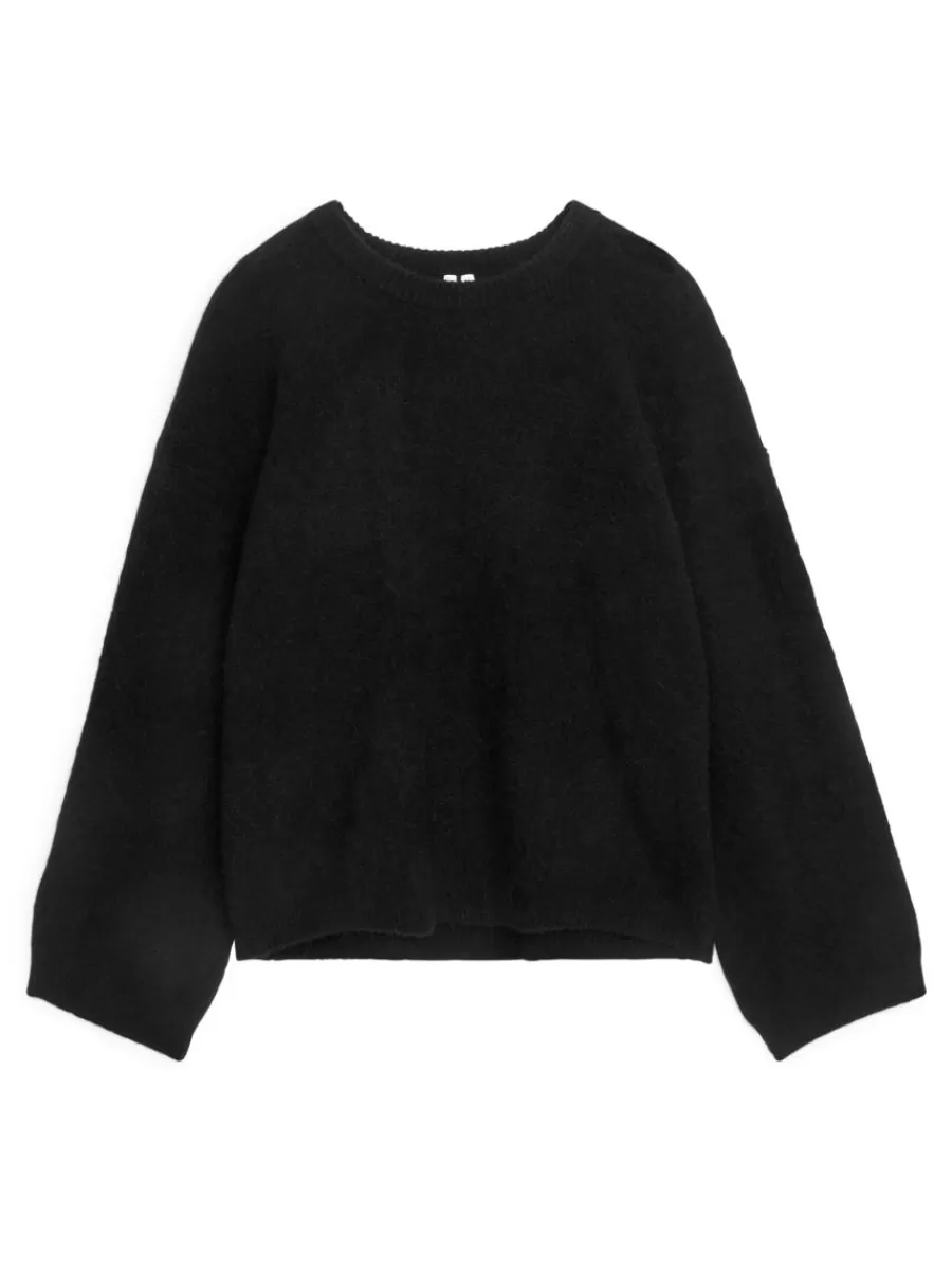 Mailles Et Cardigans-ARKET Pull en mélange de laine et d'alpaga Noir