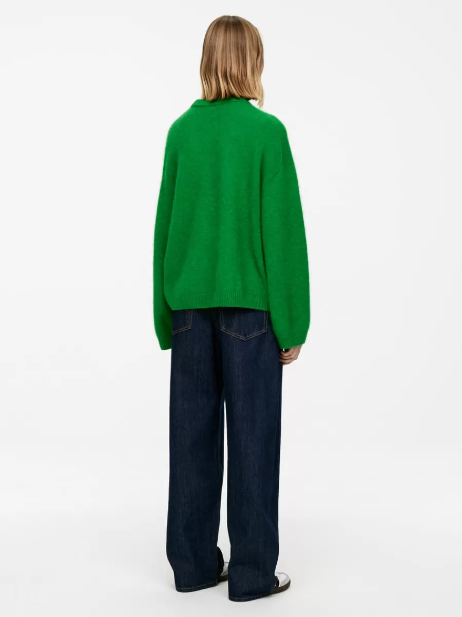 Mailles Et Cardigans-ARKET Pull en mélange de laine et d'alpaga Vert vif