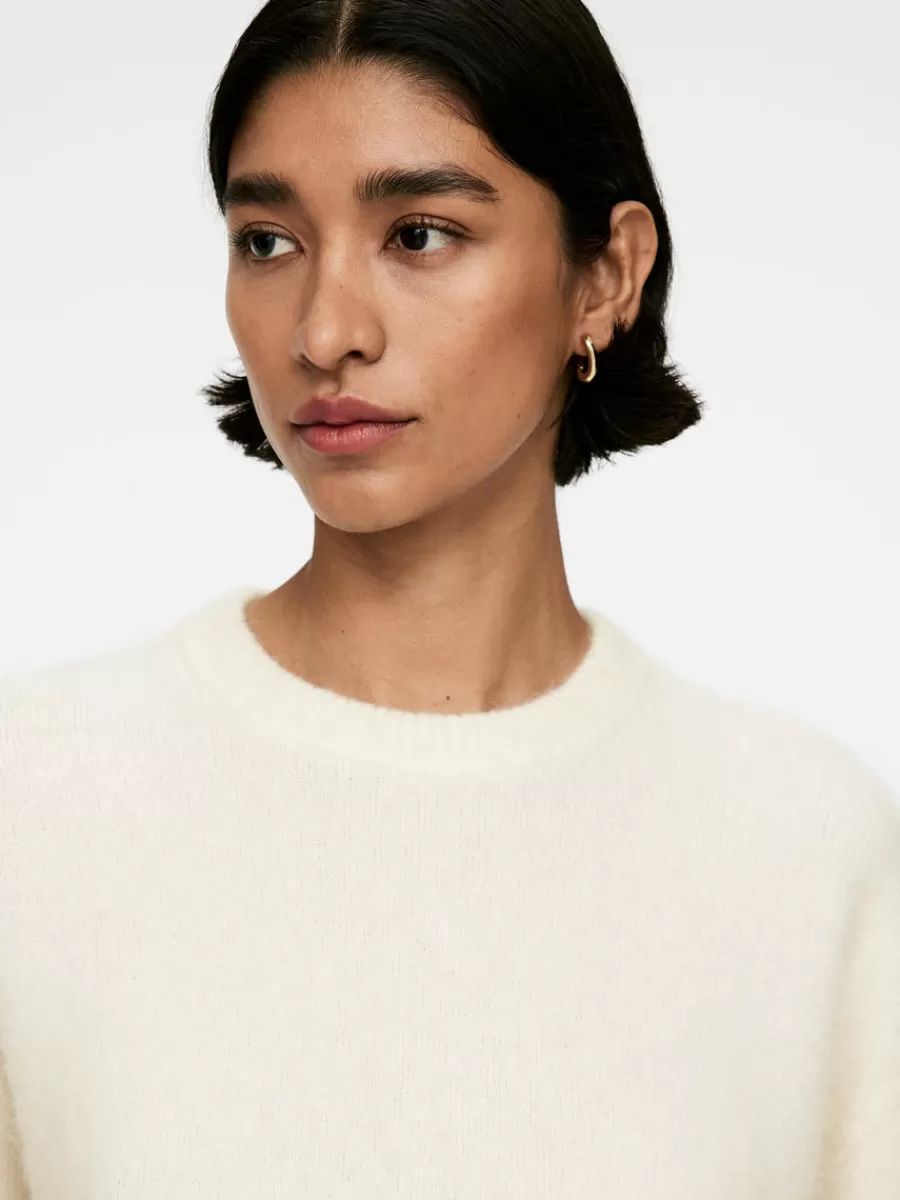 Mailles Et Cardigans-ARKET Pull en mélange de laine et d'alpaga Blanc cassé