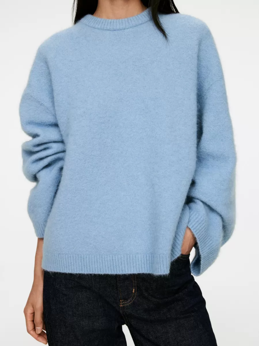 Mailles Et Cardigans-ARKET Pull en mélange de laine et d'alpaga Bleu poudré