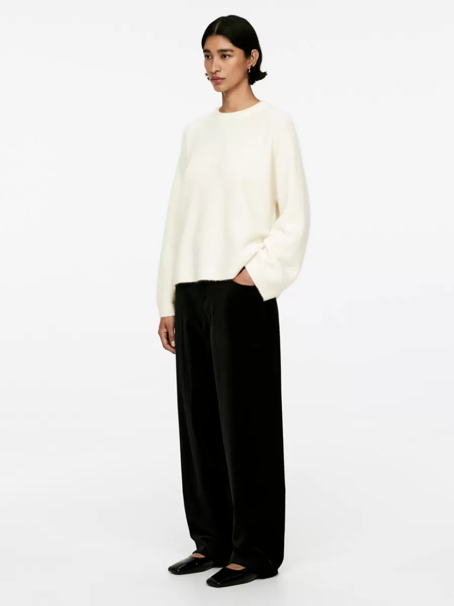 Mailles Et Cardigans-ARKET Pull en mélange de laine et d'alpaga Blanc cassé
