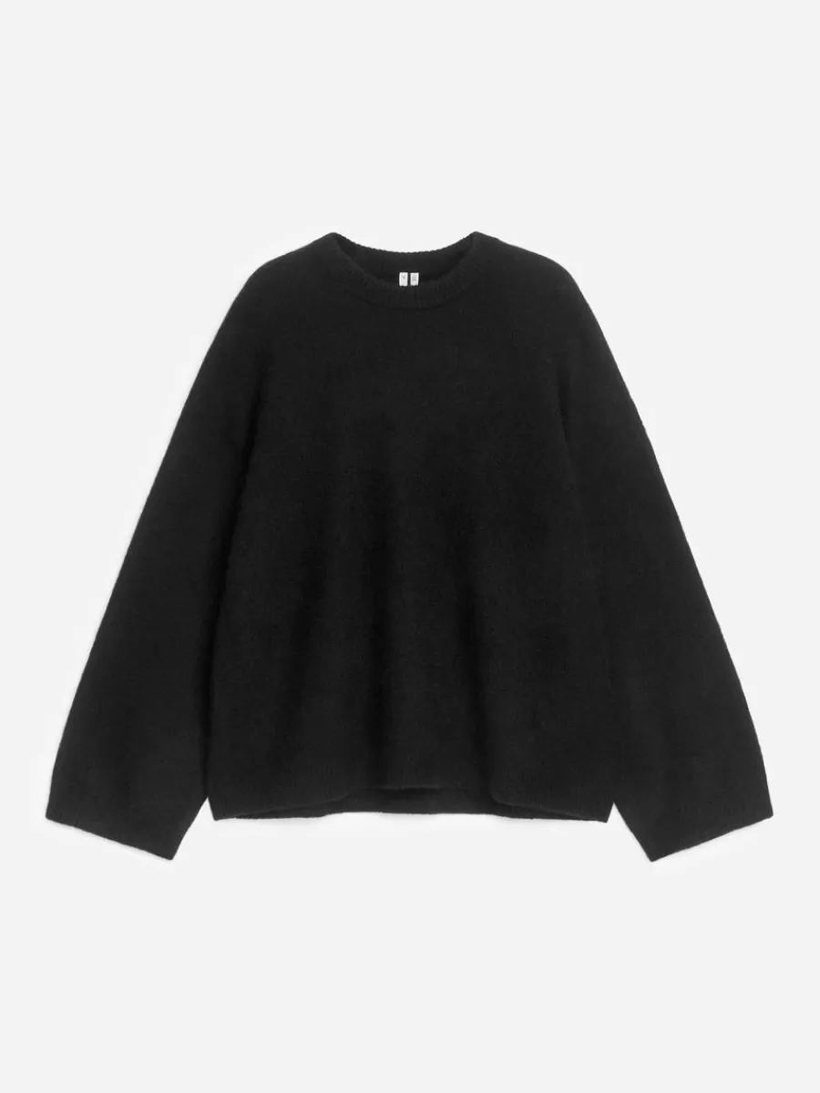 Mailles Et Cardigans-ARKET Pull en mélange de laine et d'alpaga Noir