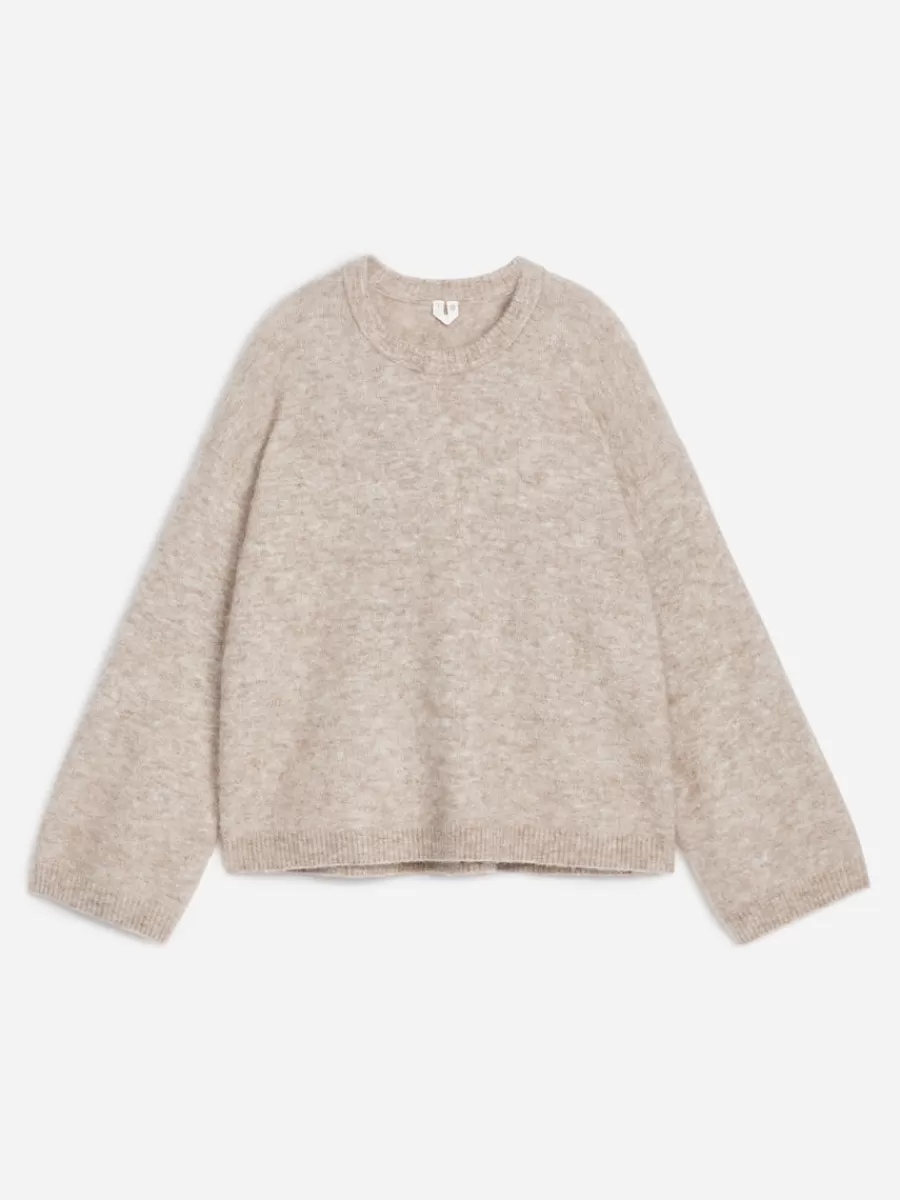 Mailles Et Cardigans-ARKET Pull en mélange de laine et d'alpaga Beige