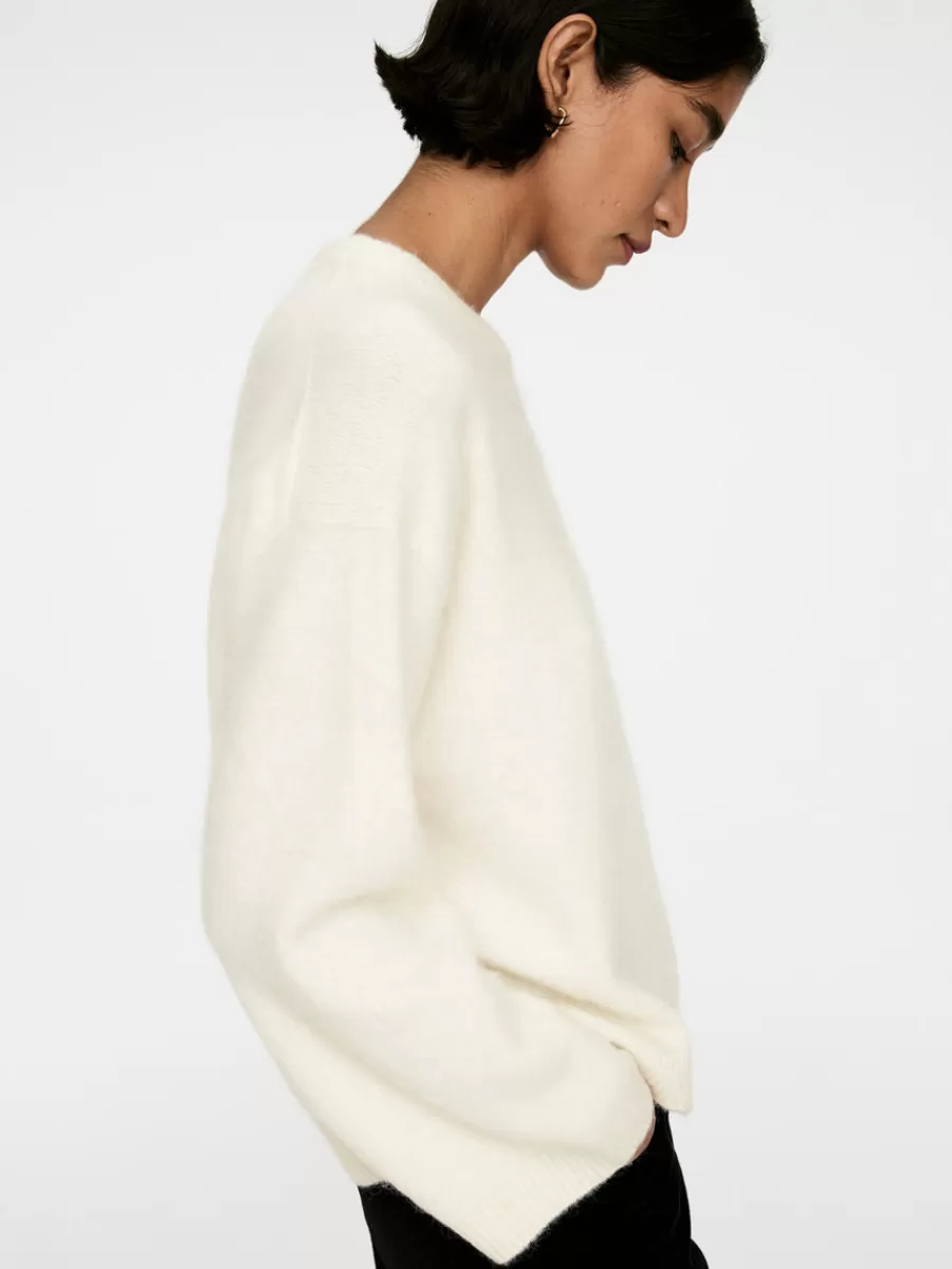 Mailles Et Cardigans-ARKET Pull en mélange de laine et d'alpaga Blanc cassé