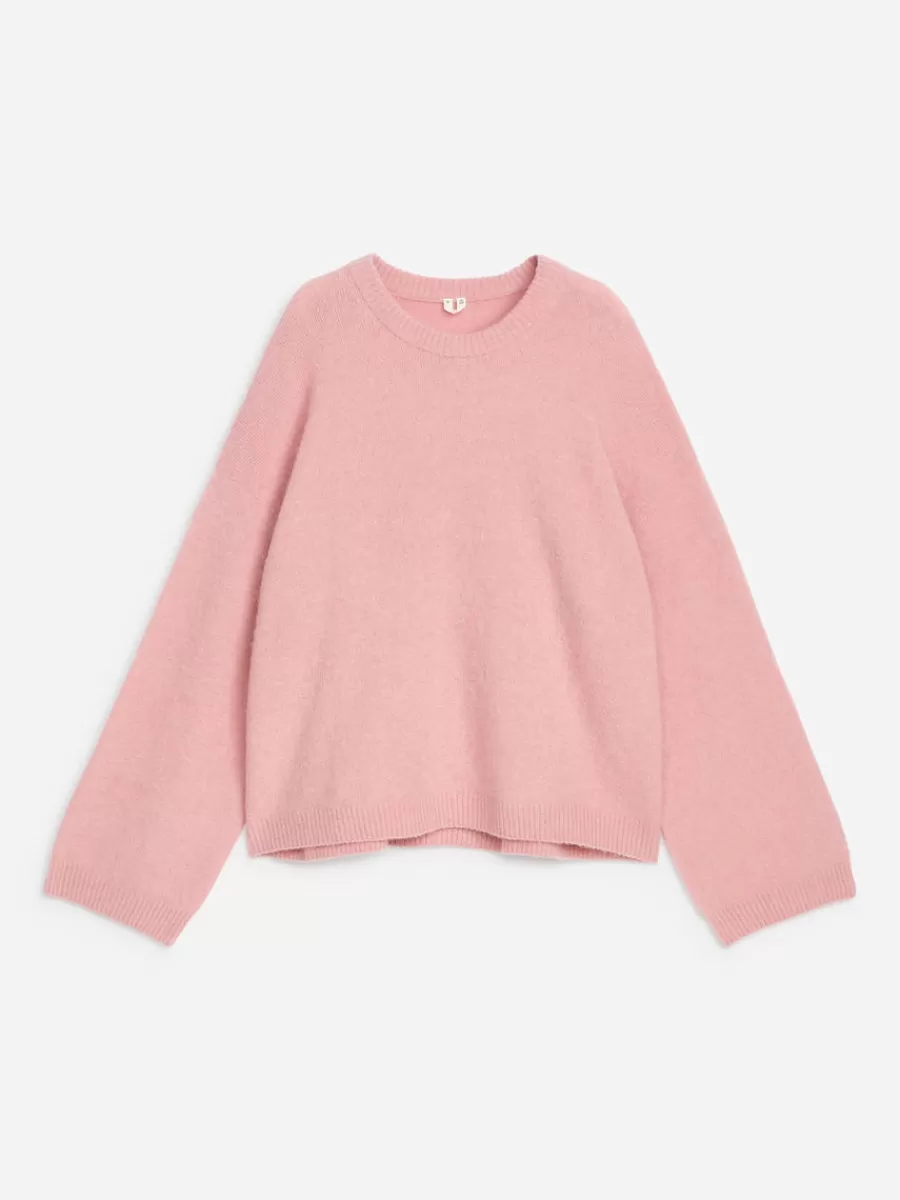 Mailles Et Cardigans-ARKET Pull en mélange de laine et d'alpaga Rose