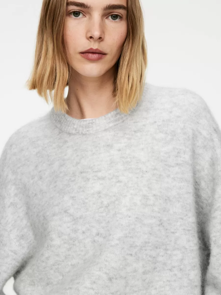 Mailles Et Cardigans-ARKET Pull en mélange de laine et d'alpaga Gris clair
