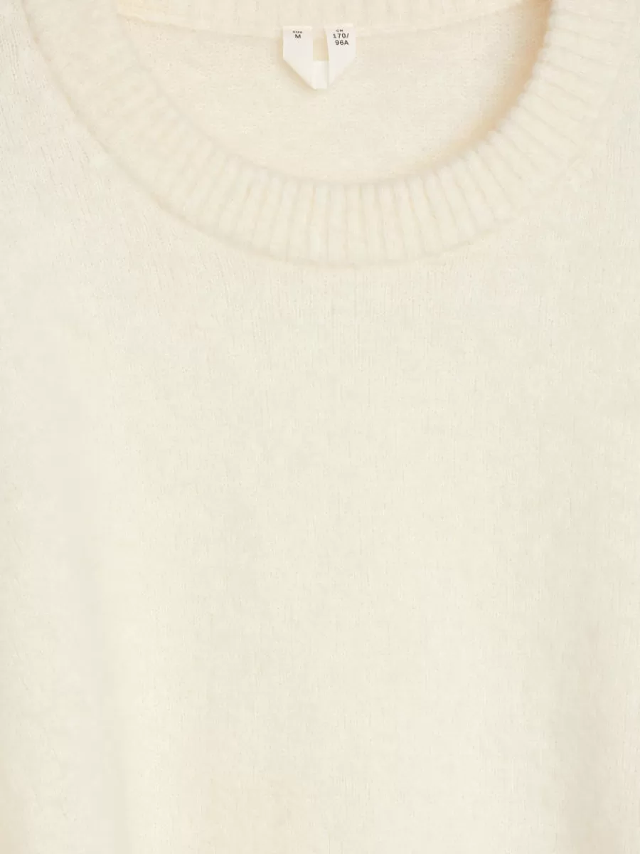 Mailles Et Cardigans-ARKET Pull en mélange de laine et d'alpaga Blanc cassé