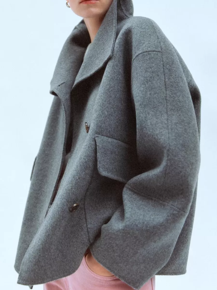 Mailles Et Cardigans-ARKET Pull en mélange de laine et d'alpaga Gris clair