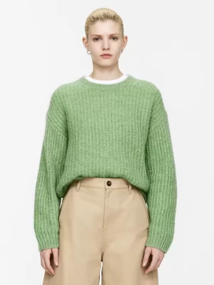 Mailles Et Cardigans-ARKET Pull en mélange de laine et de mohair Vert