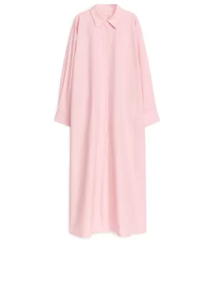 Robes-ARKET Robe chemise oversize Rose clair