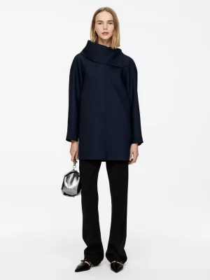Mailles Et Cardigans | Robes-ARKET Robe courte en laine mélangée Bleu foncé