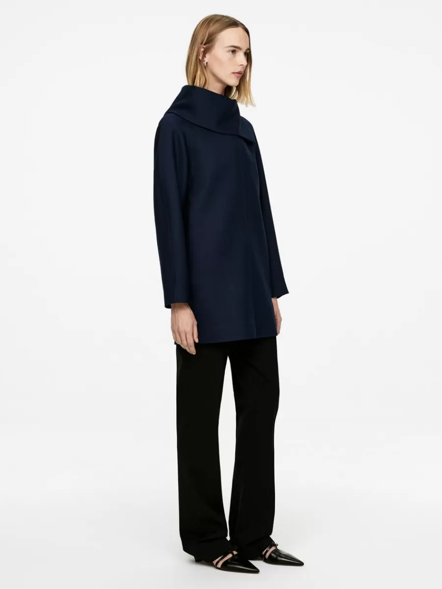 Mailles Et Cardigans | Robes-ARKET Robe courte en laine mélangée Bleu foncé