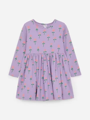 Robes | Robes-ARKET Robe en coton côtelé Mauve/Fleurs