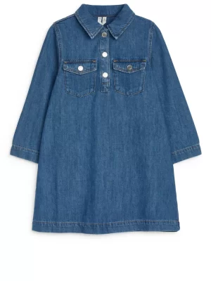 Robes | Robes-ARKET Robe en denim de coton Bleu