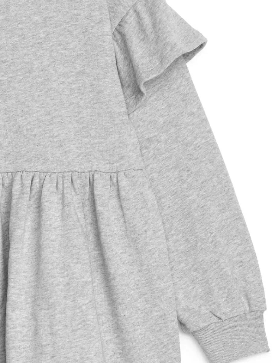 Robes | Robes-ARKET Robe en jersey à volants Gris chiné